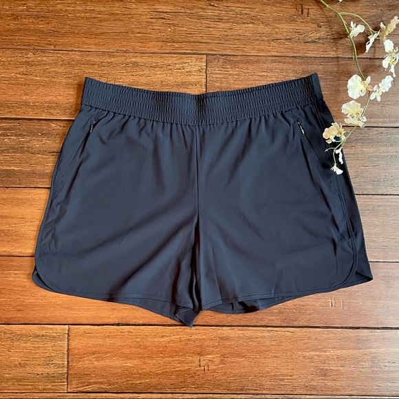 J. Jill Pants - J. Jill Fit Active Shorts UPF 50 Water Repellent Navy Blue